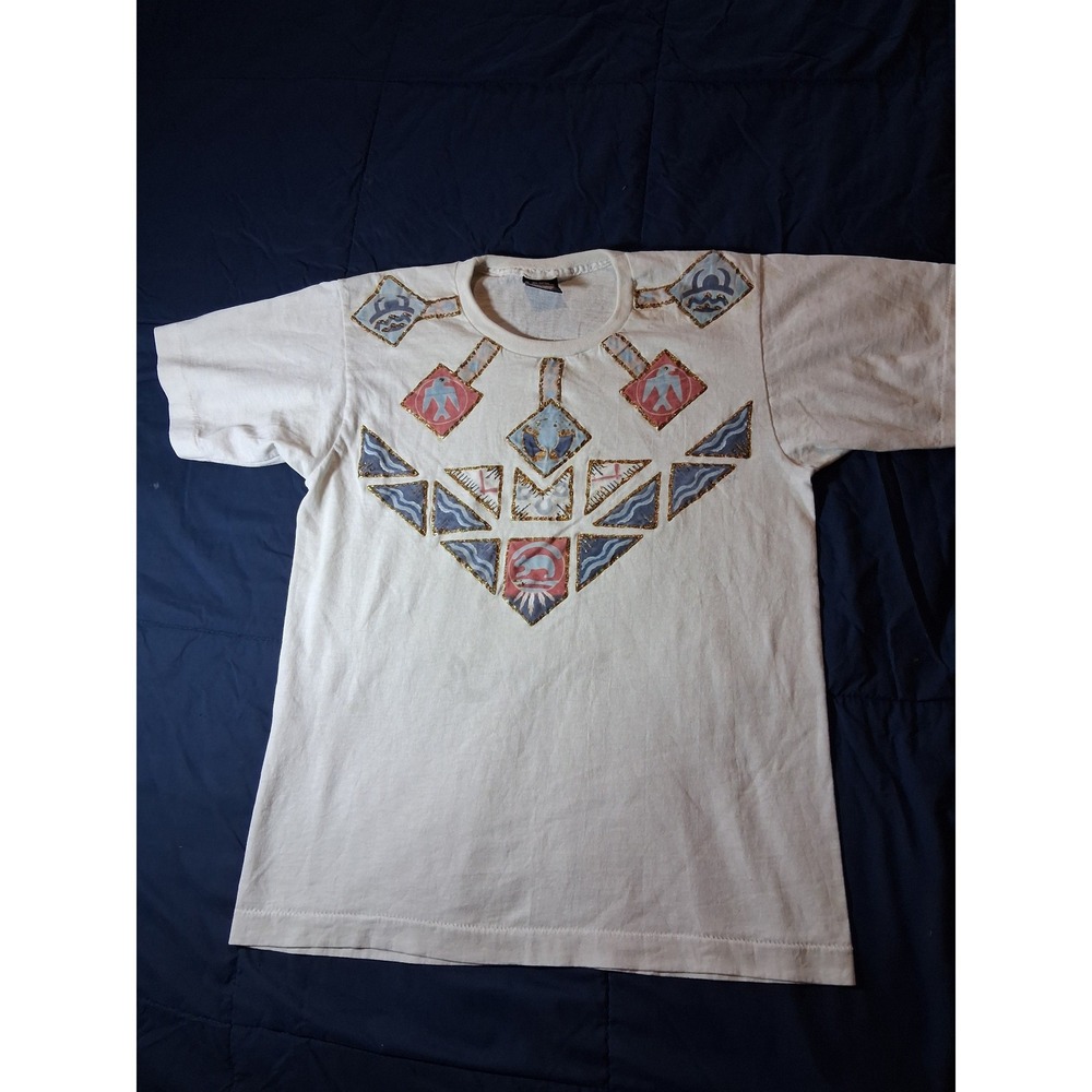 Vintage Screen Stars Best Southwestern Graphic T-Shirt White Single Stitch Small